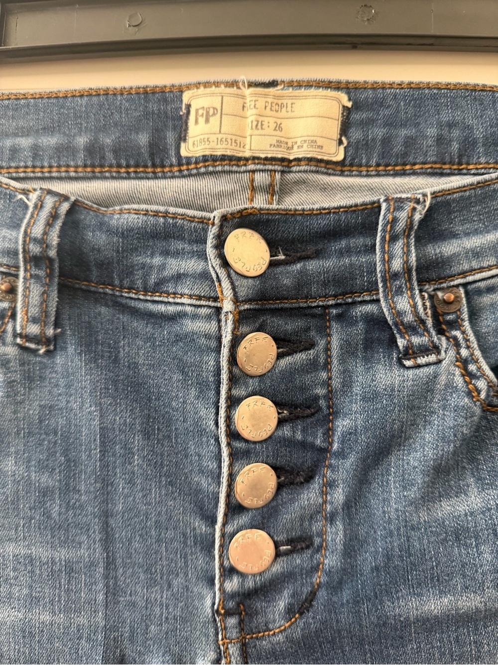 Free People Indigo Skinny Jeans - Picture 3 of 4